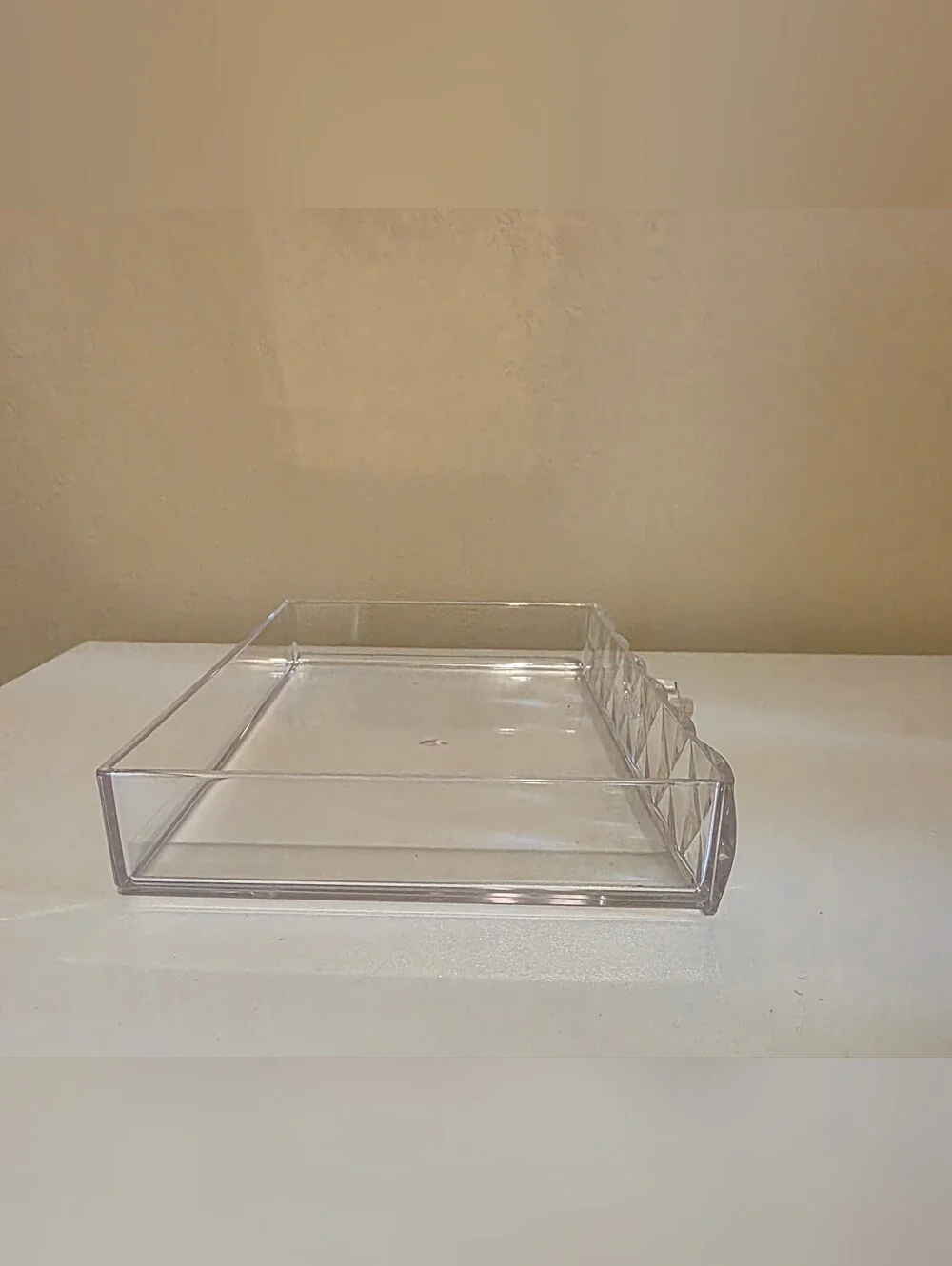 Haus Of Glam Clear Iridescent 3-Drawer